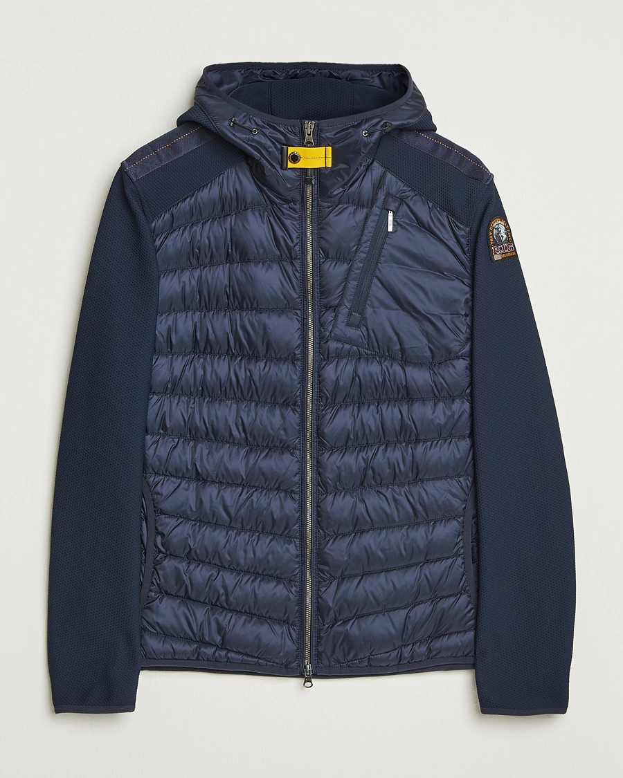 Homme | Manteaux Et Vestes | Parajumpers | Nolan Warm Up Hybrid Hooded Jacket Blue Navy