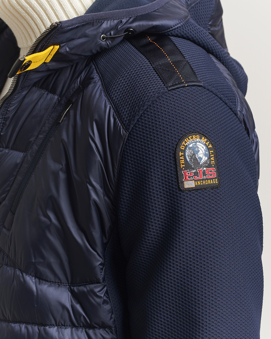 Homme | Manteaux Et Vestes | Parajumpers | Nolan Warm Up Hybrid Hooded Jacket Blue Navy