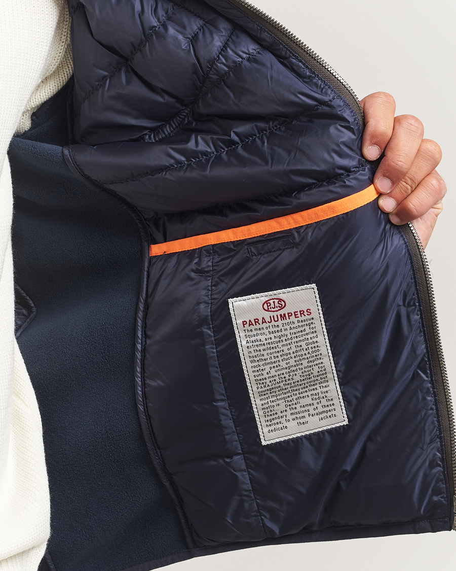 Homme | Manteaux Et Vestes | Parajumpers | Nolan Warm Up Hybrid Hooded Jacket Blue Navy