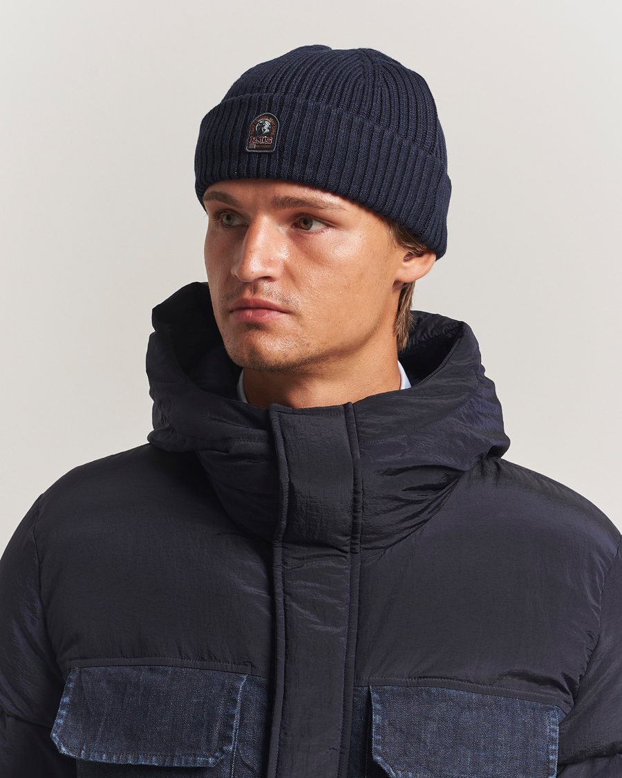 Homme | Bonnets | Parajumpers | Ribbed Hat Blue Navy