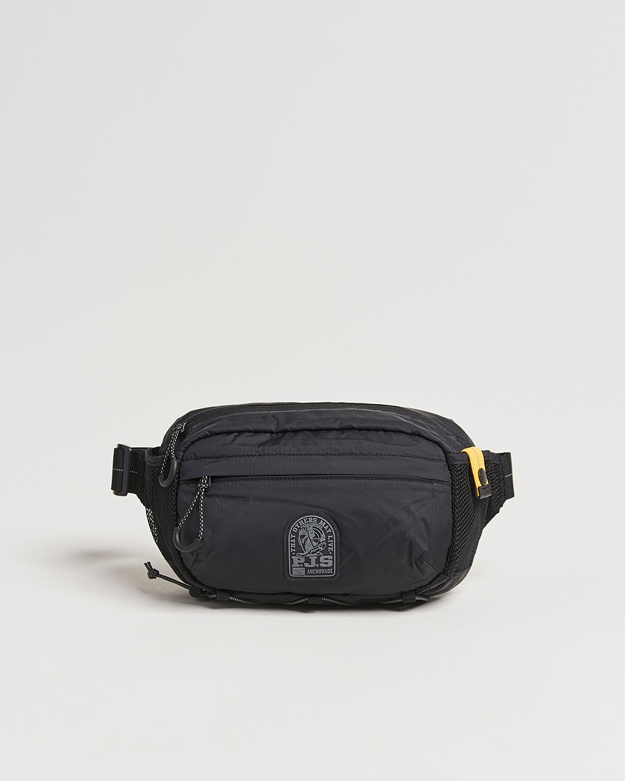 Homme | Parajumpers Edric Nylon Ripstop Waistbag Black | Parajumpers | Edric Nylon Ripstop Waistbag Black