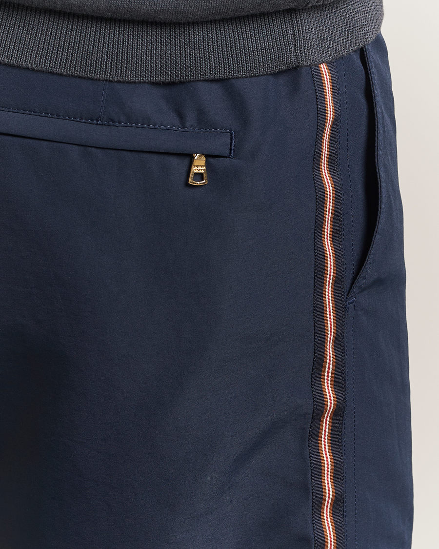 Homme | Maillots De Bain | Orlebar Brown | Bulldog Drawcord Stripe Swimshorts Night Iris