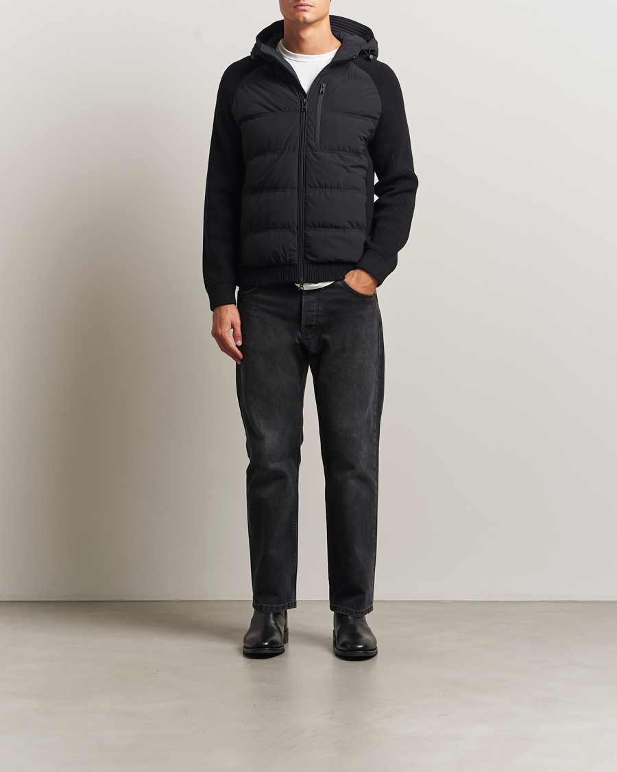 Homme | Manteaux Et Vestes | Woolrich | Matt Stretch Hybrid Jacket Black