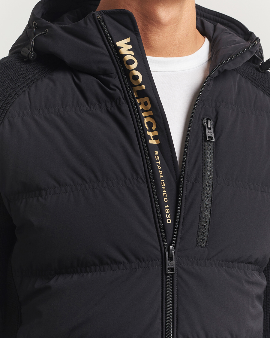 Homme | Manteaux Et Vestes | Woolrich | Matt Stretch Hybrid Jacket Black