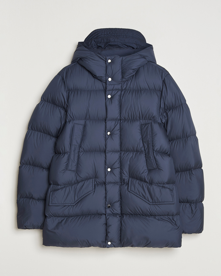 Homme | Manteaux Et Vestes | Woolrich | Cloud Davis Parka Melton Blue