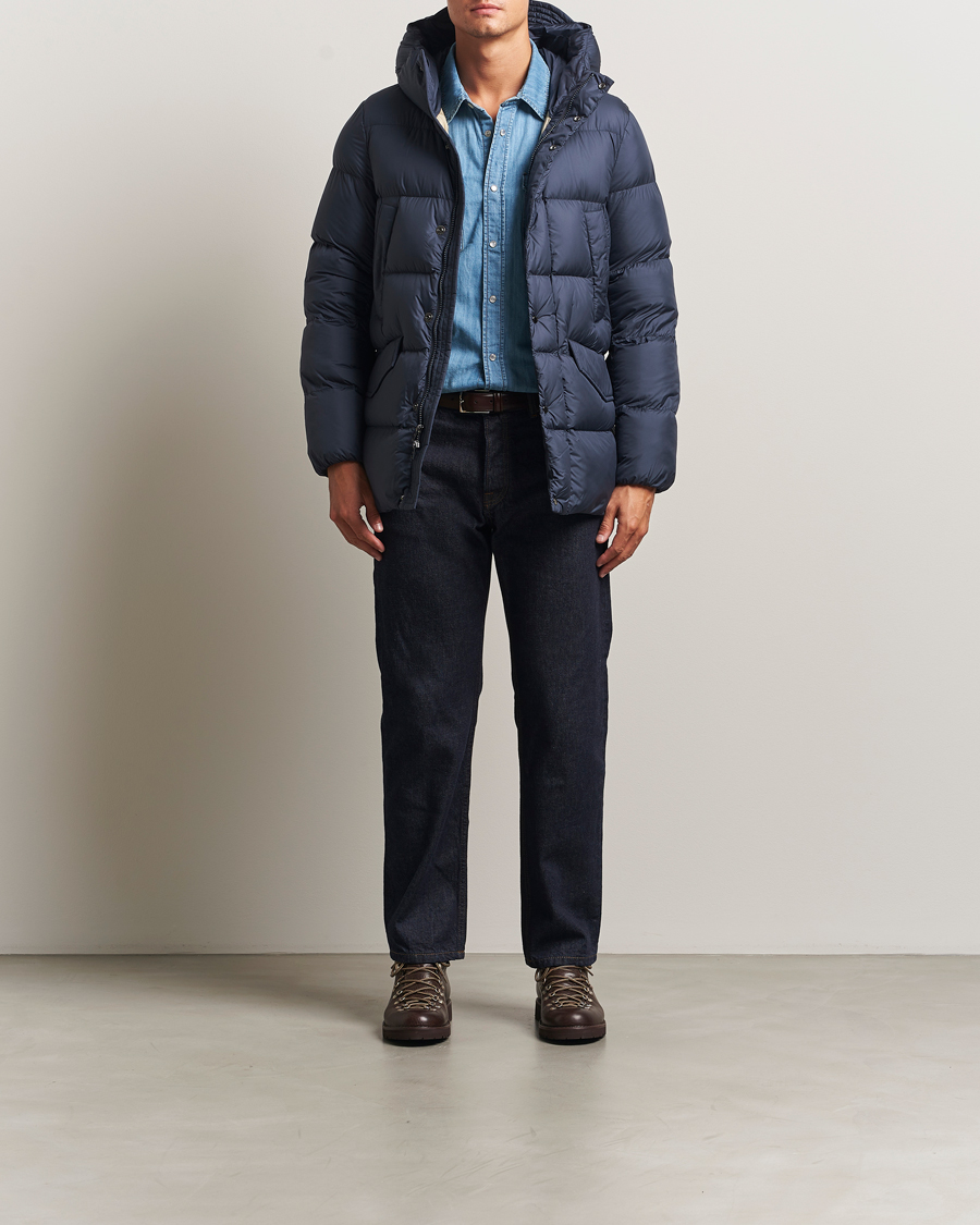 Homme | Manteaux Et Vestes | Woolrich | Cloud Davis Parka Melton Blue