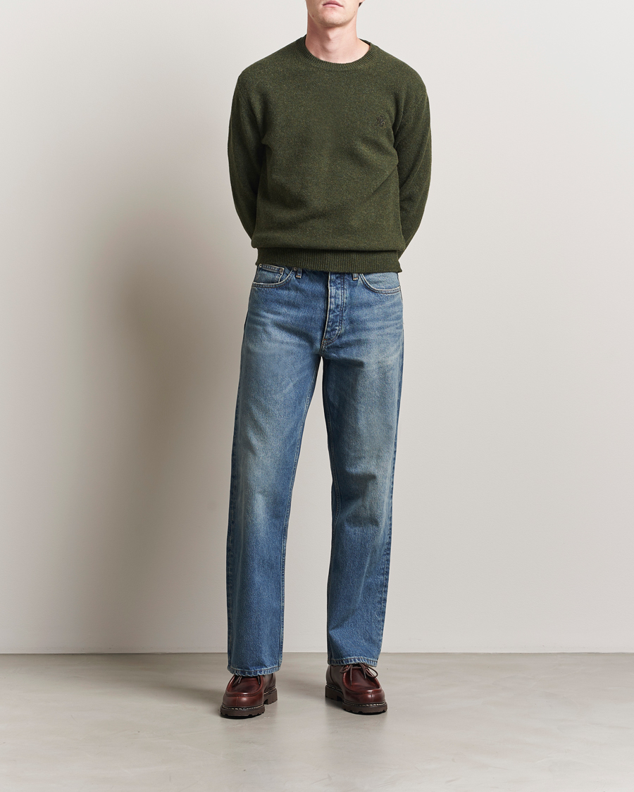 Homme | Pulls Et Tricots | Baracuta | Shetland Virgin Wool Crew Neck Beech