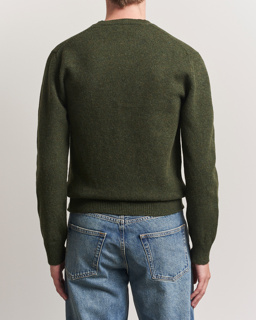 Homme | Pulls Et Tricots | Baracuta | Shetland Virgin Wool Crew Neck Beech
