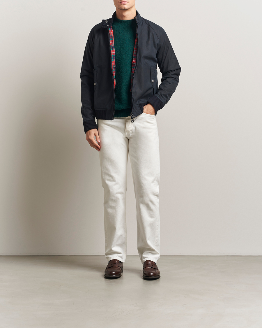 Homme | Manteaux Et Vestes | Baracuta | Barbour x Porton Waxed Jacket Navy