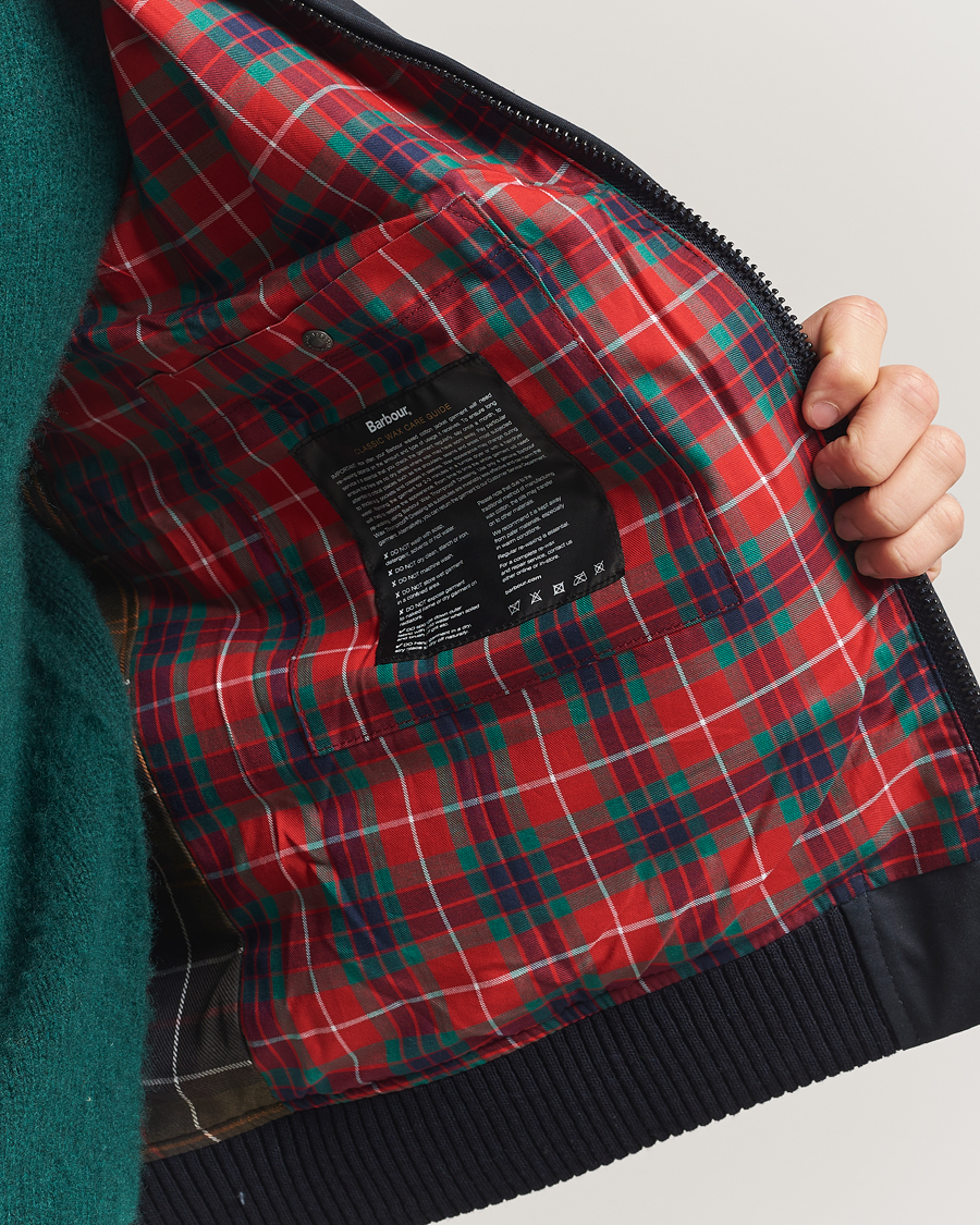 Homme | Manteaux Et Vestes | Baracuta | Barbour x Porton Waxed Jacket Navy