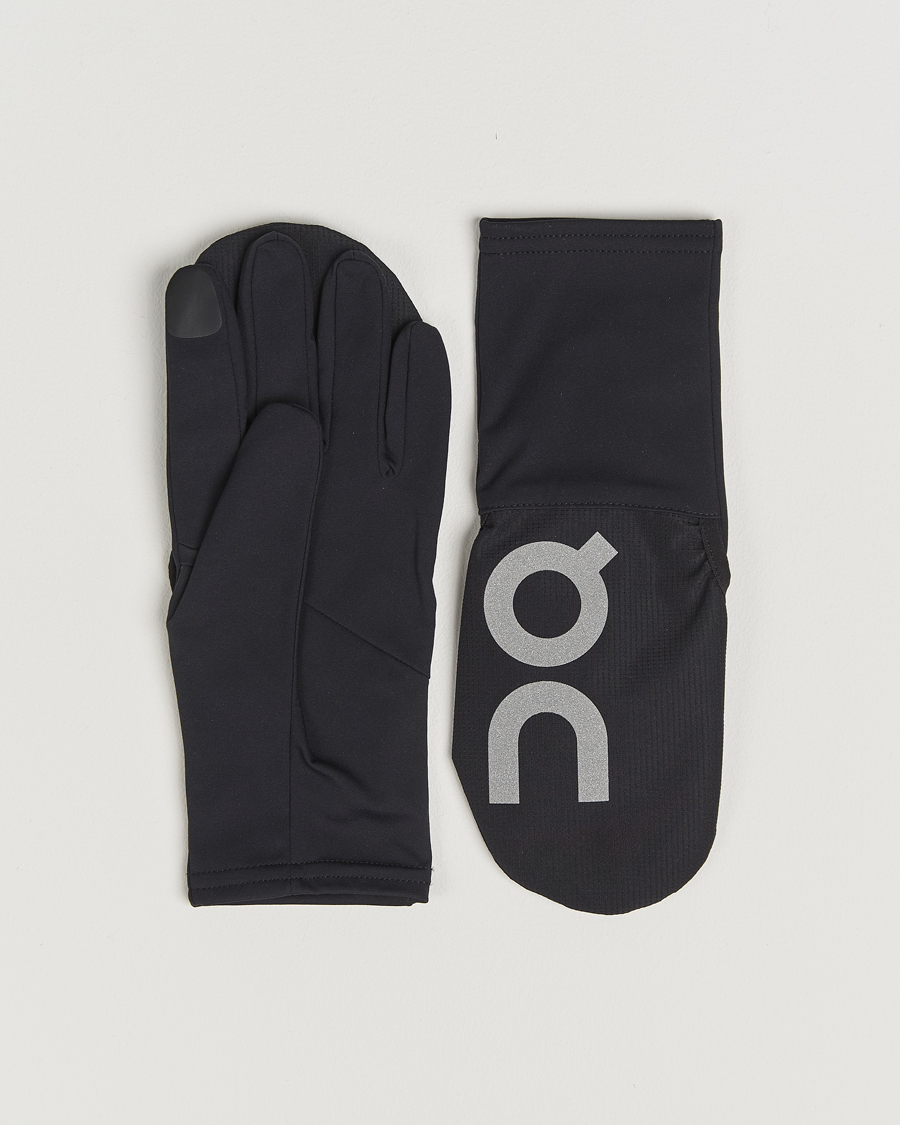 Homme | ON Running Gloves Black | On | Running Gloves Black