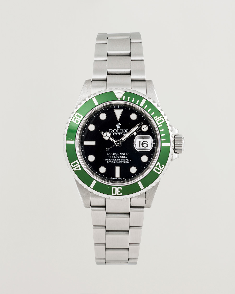 Homme | Rolex Pre-Owned Submariner Kermit | Rolex Pre-Owned | Submariner Kermit