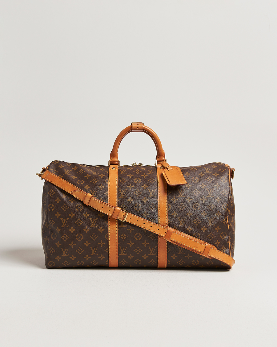 Homme | Louis Vuitton Pre-Owned Keepall 50 Bandoulière Monogram | Louis Vuitton Pre-Owned | Keepall 50 Bandoulière Monogram