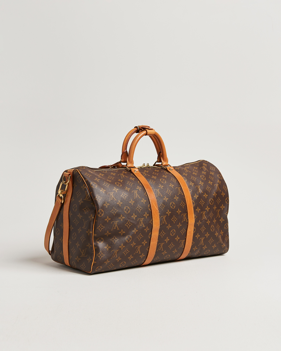 Homme | Louis Vuitton Pre-Owned Keepall 50 Bandoulière Monogram | Louis Vuitton Pre-Owned | Keepall 50 Bandoulière Monogram
