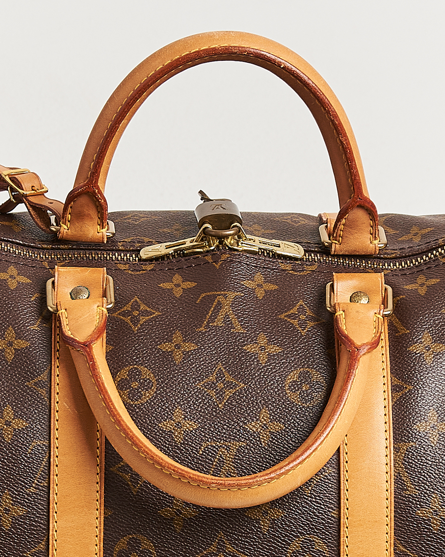 Homme | Louis Vuitton Pre-Owned Keepall Bandoulière 55 Monogram | Louis Vuitton Pre-Owned | Keepall Bandoulière 55 Monogram