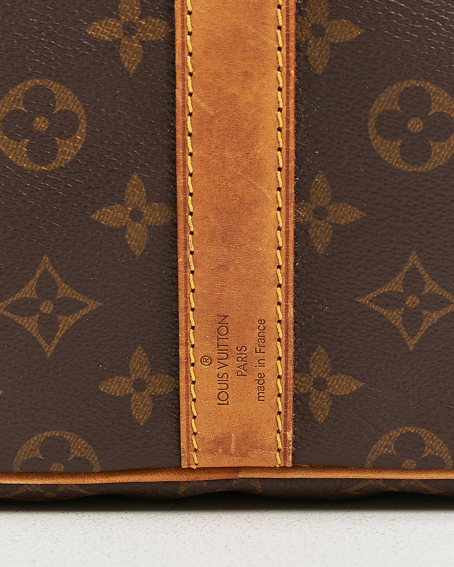 Homme | Louis Vuitton Pre-Owned Keepall Bandoulière 55 Monogram | Louis Vuitton Pre-Owned | Keepall Bandoulière 55 Monogram