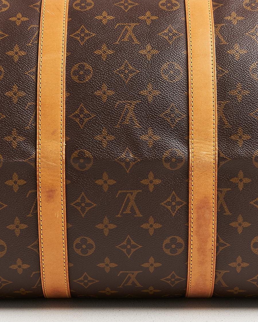Homme | Louis Vuitton Pre-Owned Keepall Bandoulière 55 Monogram | Louis Vuitton Pre-Owned | Keepall Bandoulière 55 Monogram