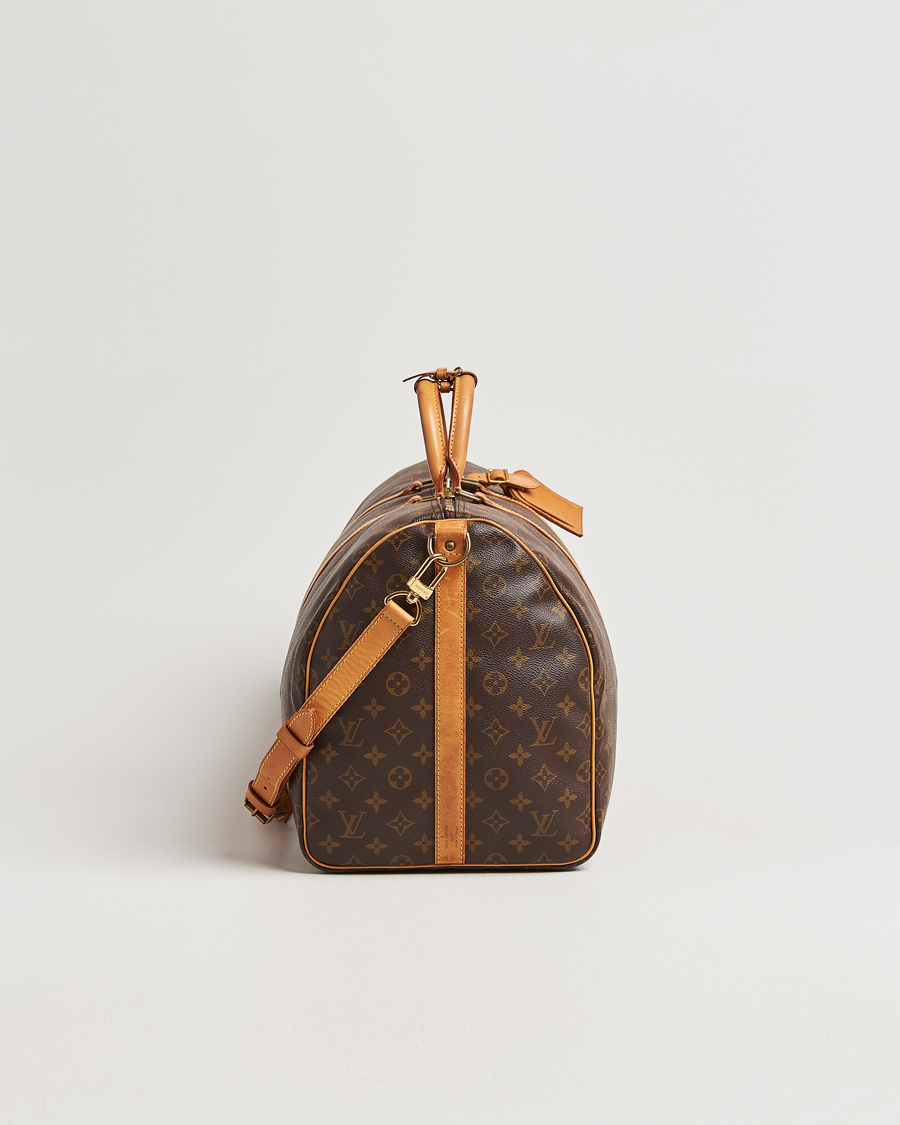 Homme | Louis Vuitton Pre-Owned Keepall Bandoulière 55 Monogram | Louis Vuitton Pre-Owned | Keepall Bandoulière 55 Monogram