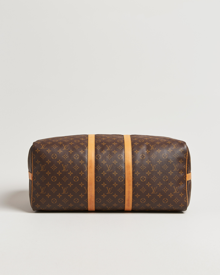 Homme | Louis Vuitton Pre-Owned Keepall Bandoulière 55 Monogram | Louis Vuitton Pre-Owned | Keepall Bandoulière 55 Monogram