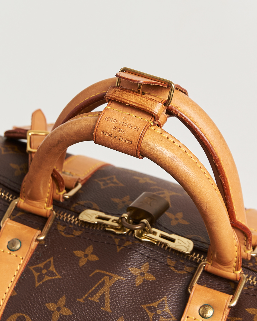 Homme | Louis Vuitton Pre-Owned Keepall Bandoulière 55 Monogram | Louis Vuitton Pre-Owned | Keepall Bandoulière 55 Monogram