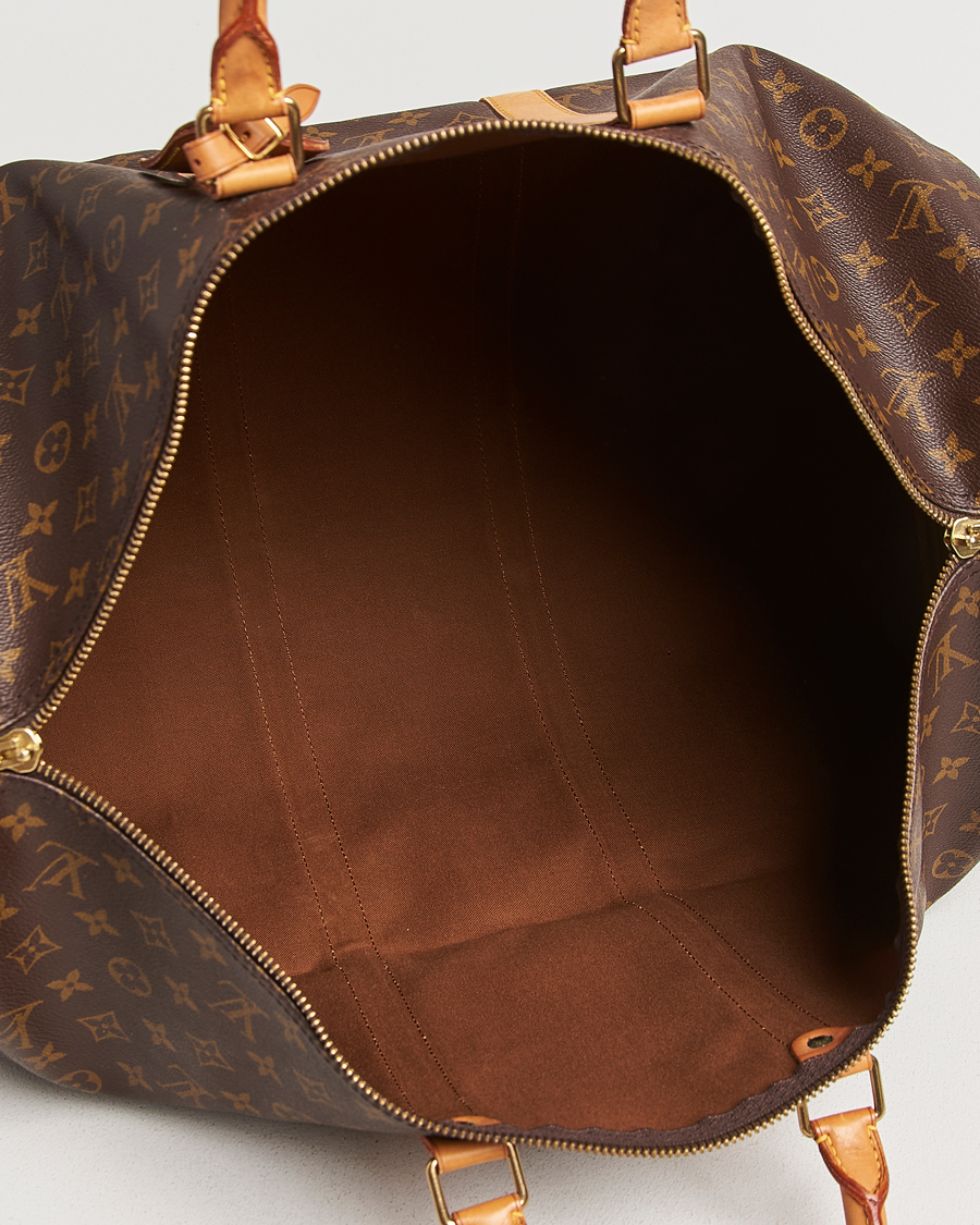 Homme | Louis Vuitton Pre-Owned Keepall Bandoulière 55 Monogram | Louis Vuitton Pre-Owned | Keepall Bandoulière 55 Monogram