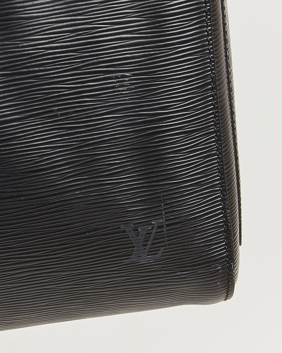 Homme | Louis Vuitton Pre-Owned Keepall 50 Epi Leather Black | Louis Vuitton Pre-Owned | Keepall 50 Epi Leather Black