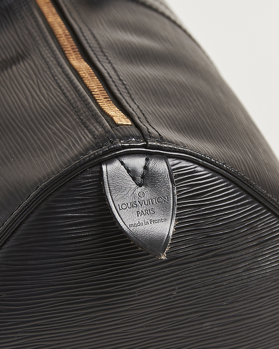 Homme | Louis Vuitton Pre-Owned Keepall 50 Epi Leather Black | Louis Vuitton Pre-Owned | Keepall 50 Epi Leather Black