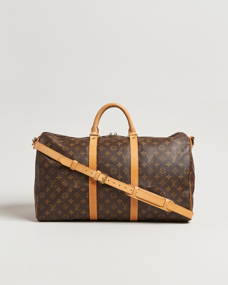 Homme | Louis Vuitton Pre-Owned Keepall Bandoulière 50 Monogram | Louis Vuitton Pre-Owned | Keepall Bandoulière 50 Monogram