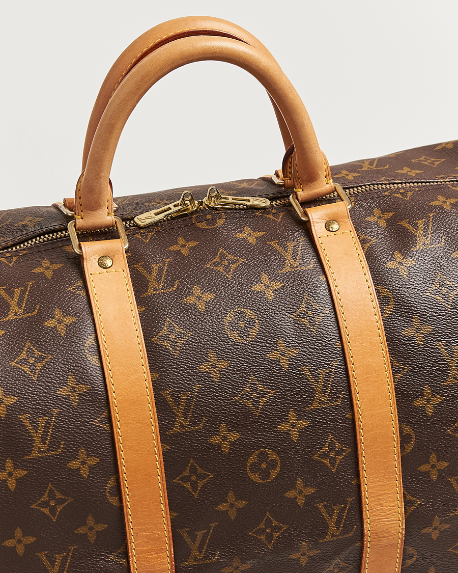 Homme | Louis Vuitton Pre-Owned Keepall Bandoulière 50 Monogram | Louis Vuitton Pre-Owned | Keepall Bandoulière 50 Monogram