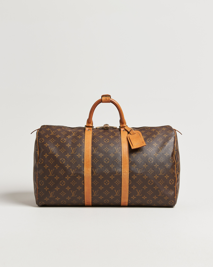 Homme | Pre-Owned & Vintage Bags | Louis Vuitton Pre-Owned | Keepall 50 Monogram