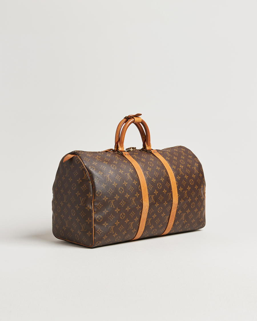 Homme | Pre-Owned & Vintage Bags | Louis Vuitton Pre-Owned | Keepall 50 Monogram