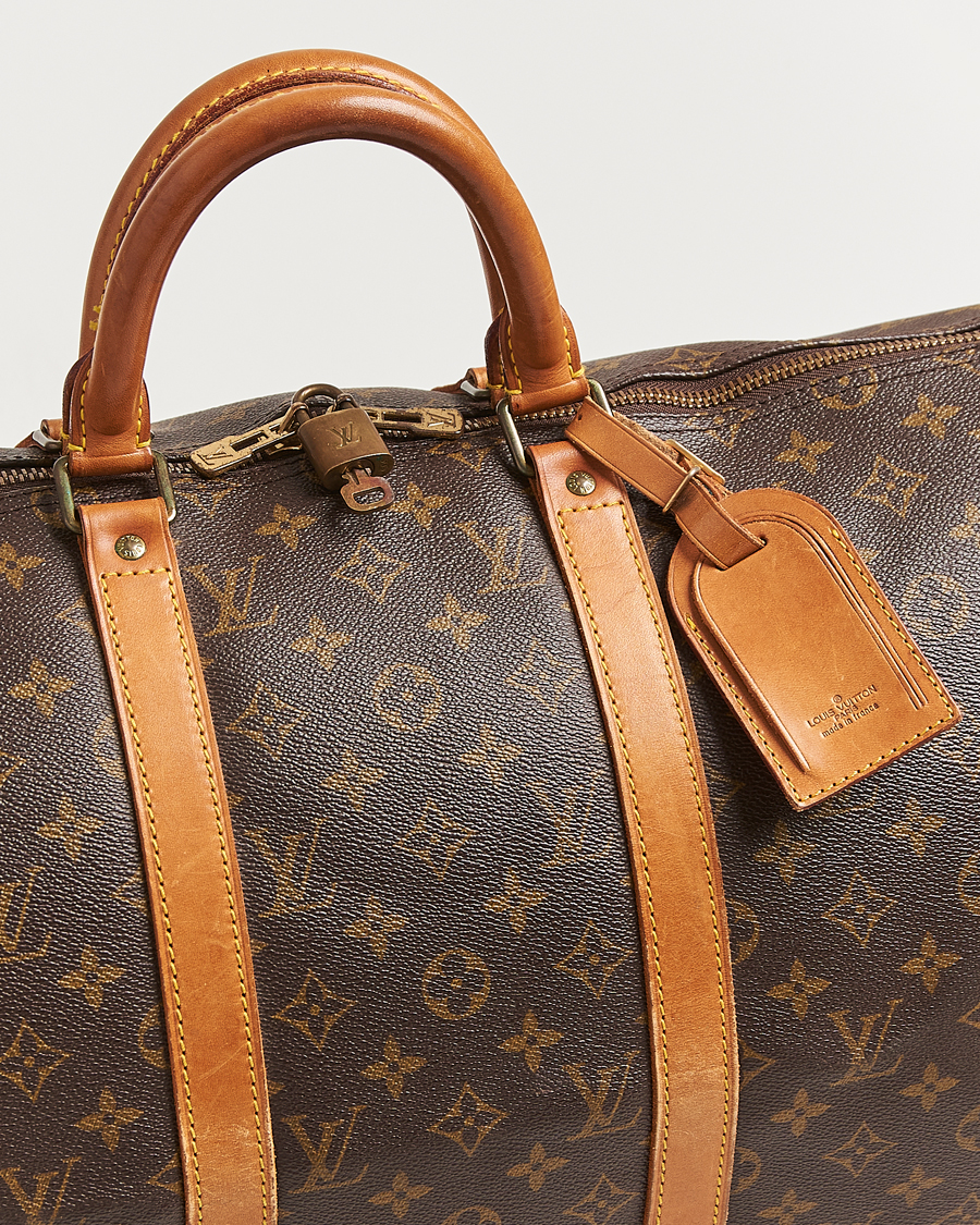 Homme | Pre-Owned & Vintage Bags | Louis Vuitton Pre-Owned | Keepall 50 Monogram