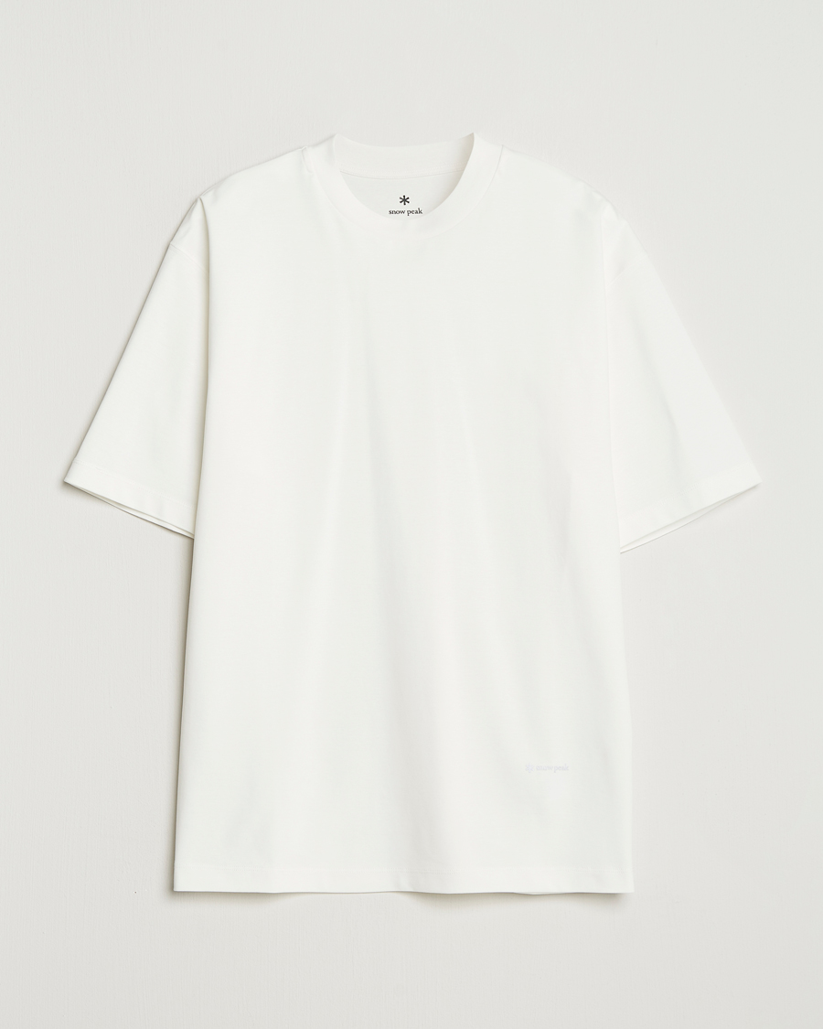Homme | T-shirts | Snow Peak | Organic Cotton T-Shirt White