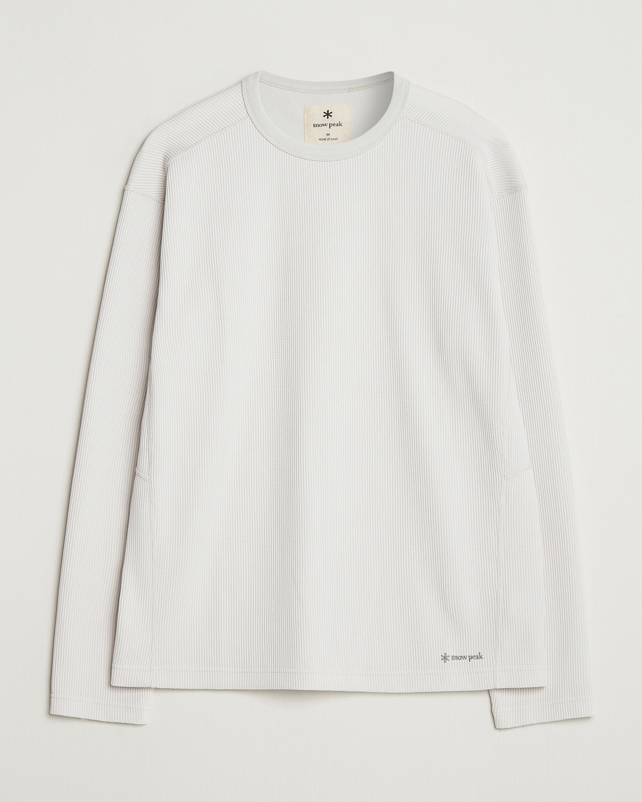 Homme | T-shirts | Snow Peak | Dry Thermal Long Sleeve T-Shirt Off White