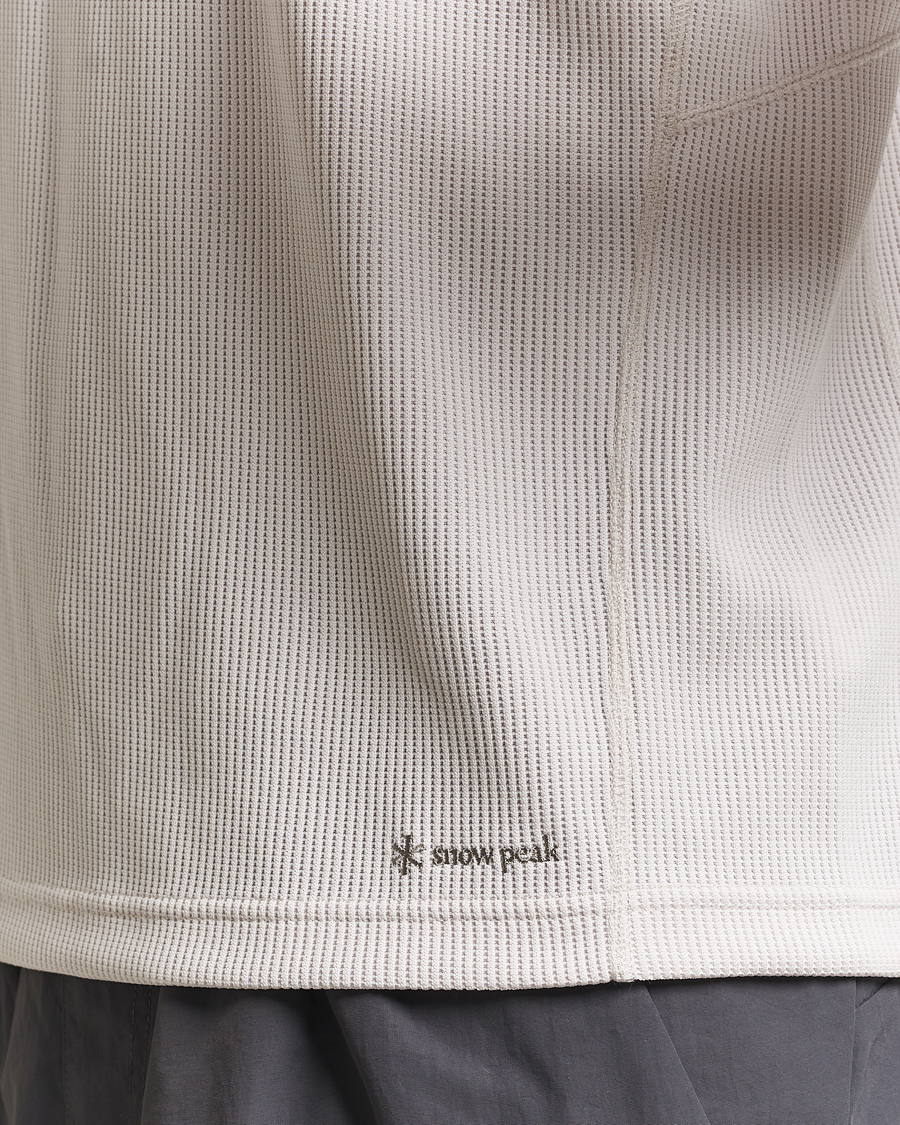 Homme | T-shirts | Snow Peak | Dry Thermal Long Sleeve T-Shirt Off White