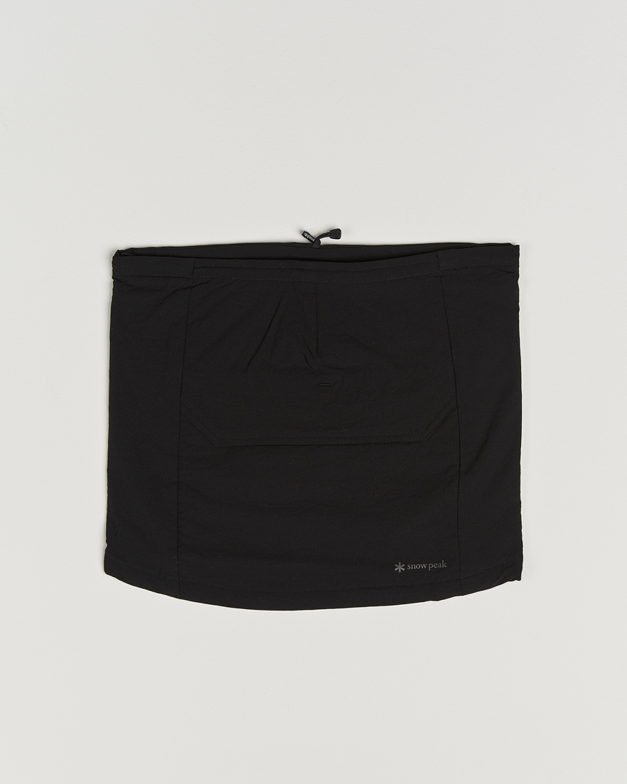 Homme | Snow Peak Breathable Insulated Neck Warmer Black | Snow Peak | Breathable Insulated Neck Warmer Black
