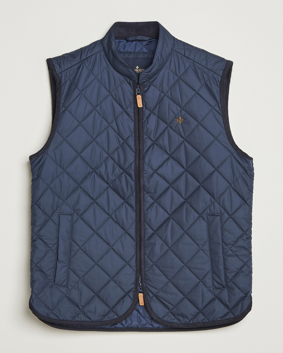 Homme | Gilets | Morris | Teddy Quilted Vest Navy