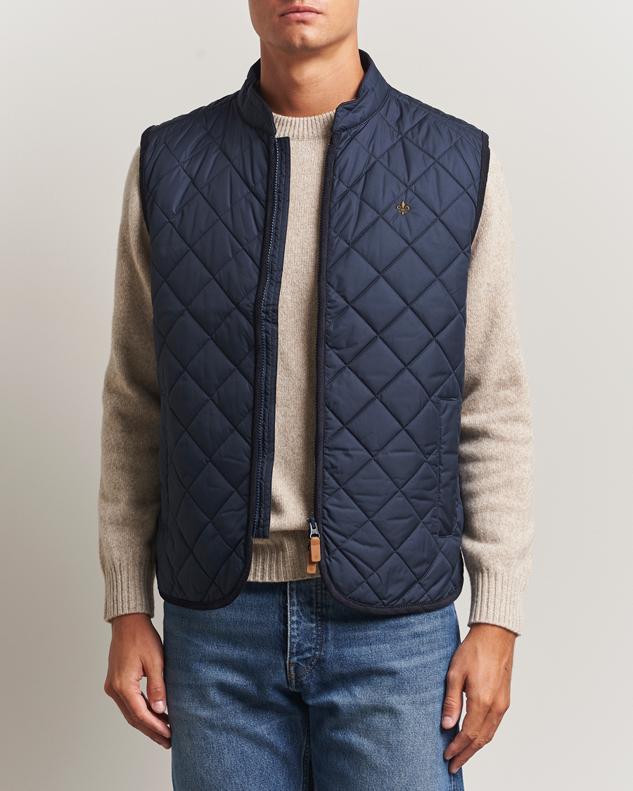 Homme | Gilets | Morris | Teddy Quilted Vest Navy