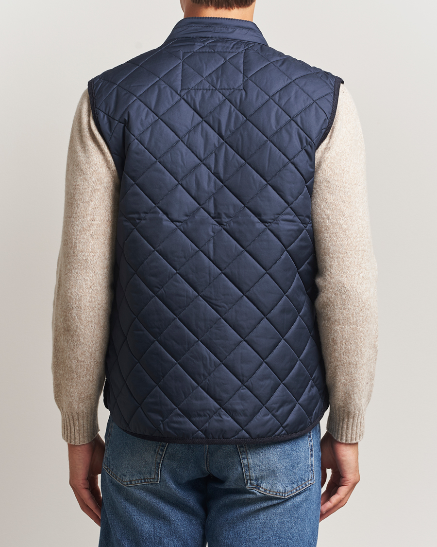 Homme | Gilets | Morris | Teddy Quilted Vest Navy