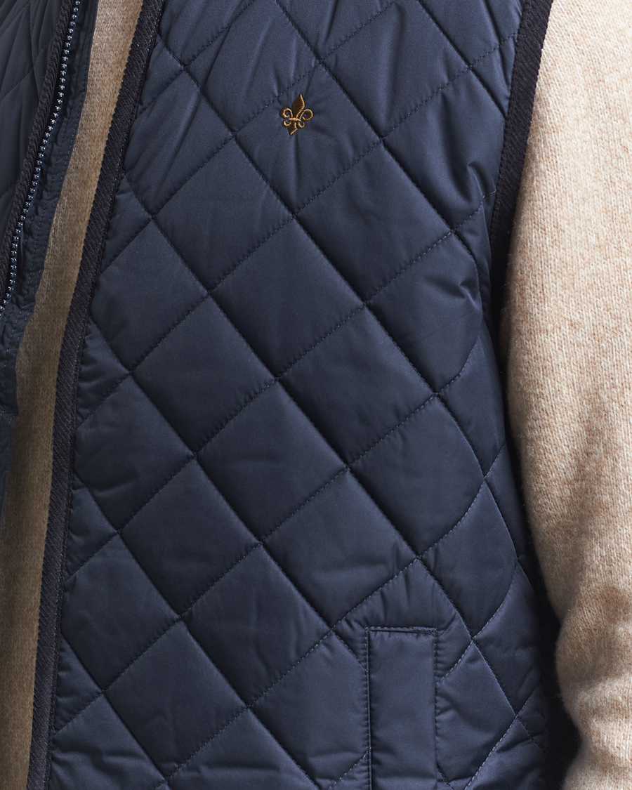 Homme | Gilets | Morris | Teddy Quilted Vest Navy