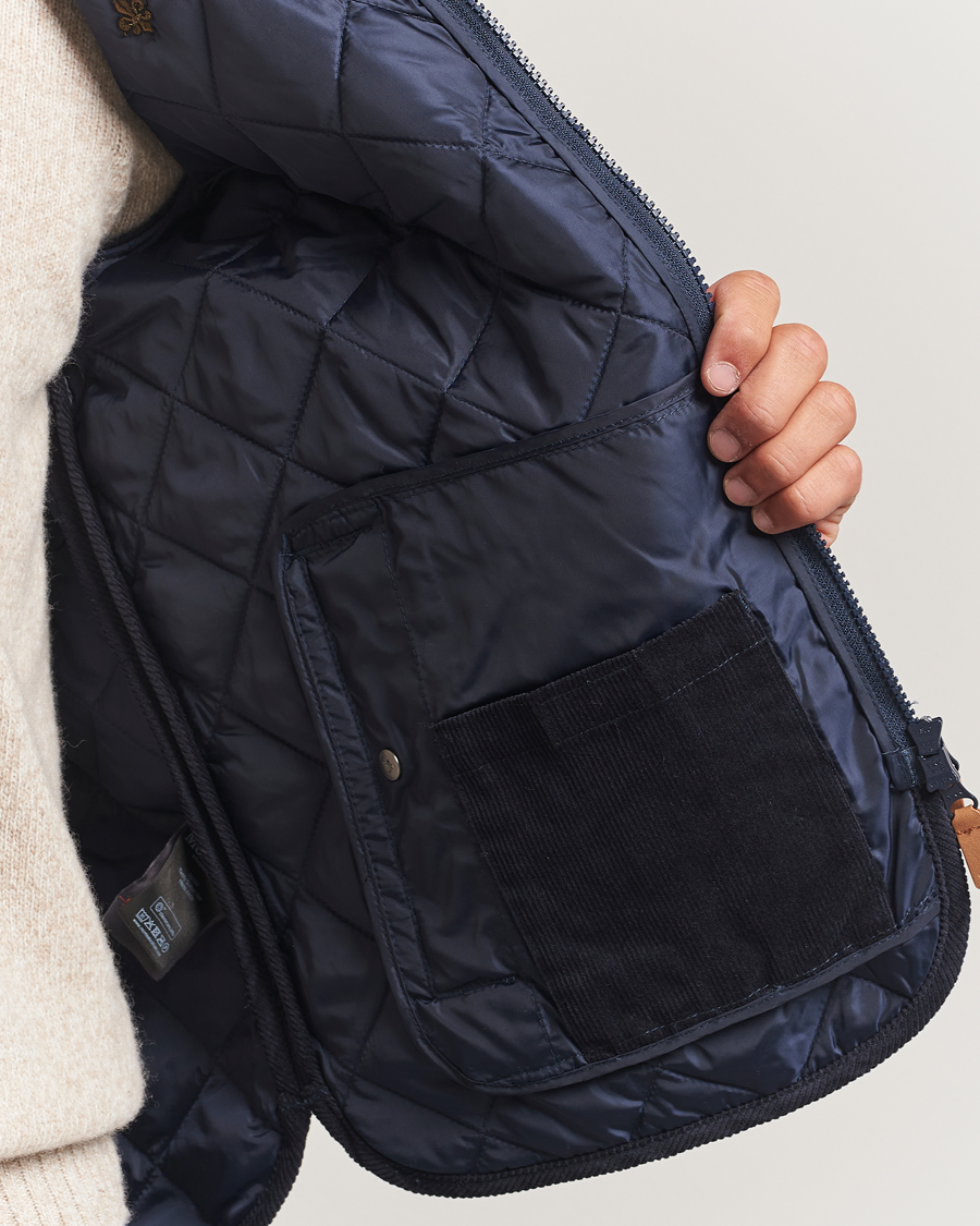 Homme | Gilets | Morris | Teddy Quilted Vest Navy