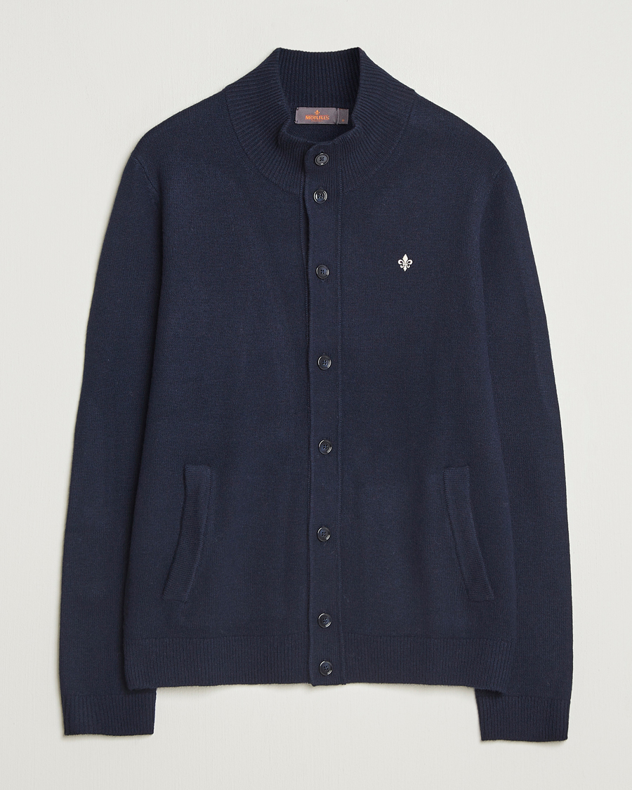Homme | Pulls Et Tricots | Morris | Hertford Button Cardigan Navy