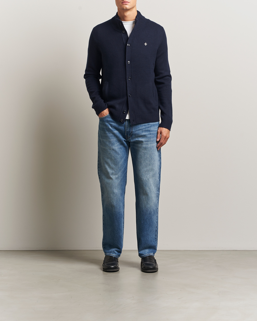 Homme | Pulls Et Tricots | Morris | Hertford Button Cardigan Navy