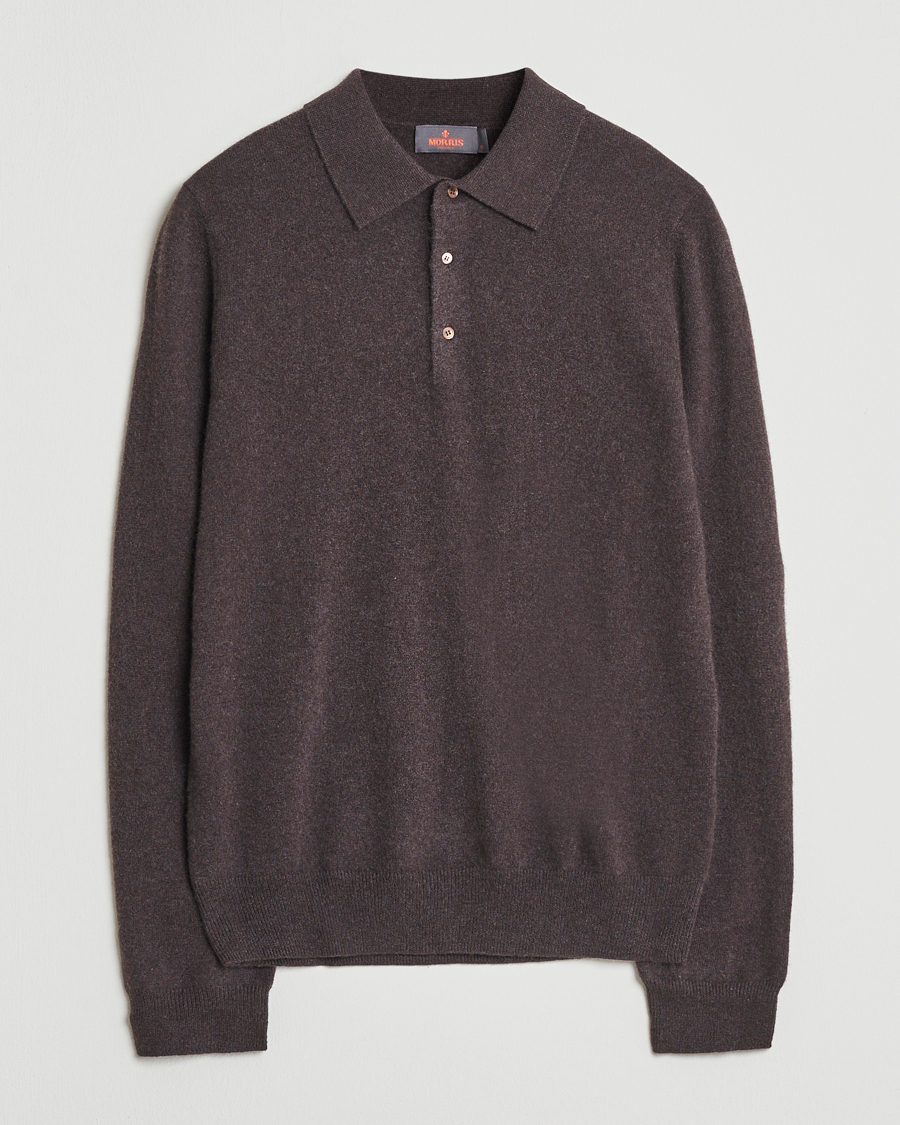 Homme | Pulls Et Tricots | Morris | Cashmere Polo Neck Brown