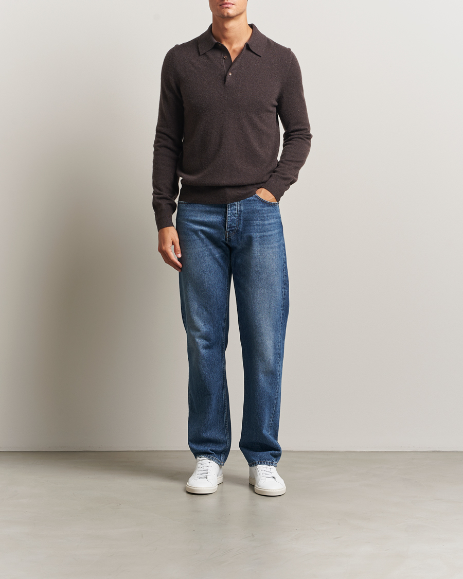 Homme | Pulls Et Tricots | Morris | Cashmere Polo Neck Brown
