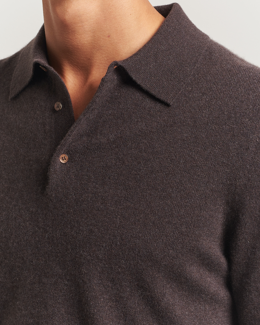 Homme | Pulls Et Tricots | Morris | Cashmere Polo Neck Brown