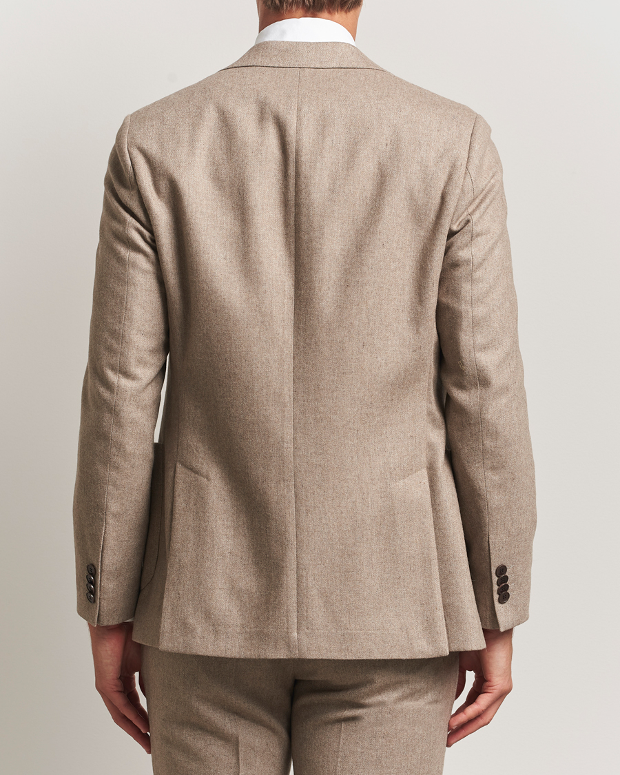 Homme | Blazers | Morris | Flannel Wool Blazer Khaki