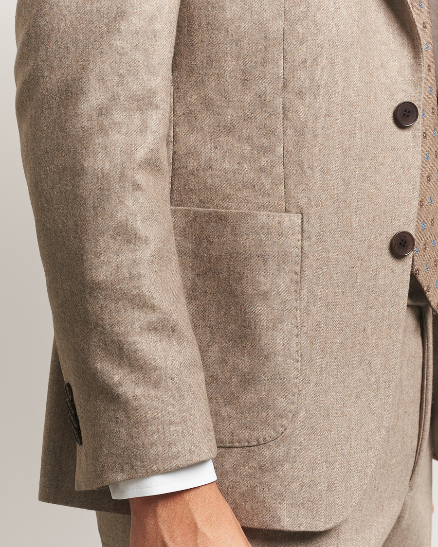 Homme | Blazers | Morris | Flannel Wool Blazer Khaki