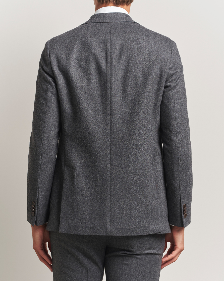 Homme | Blazers | Morris | Flannel Wool Blazer Grey