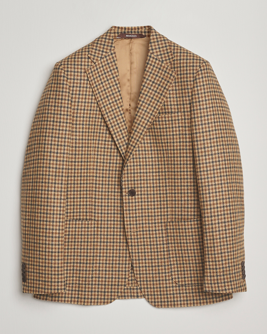 Homme | Blazers | Morris | Wool Sport Check Jacket Brown
